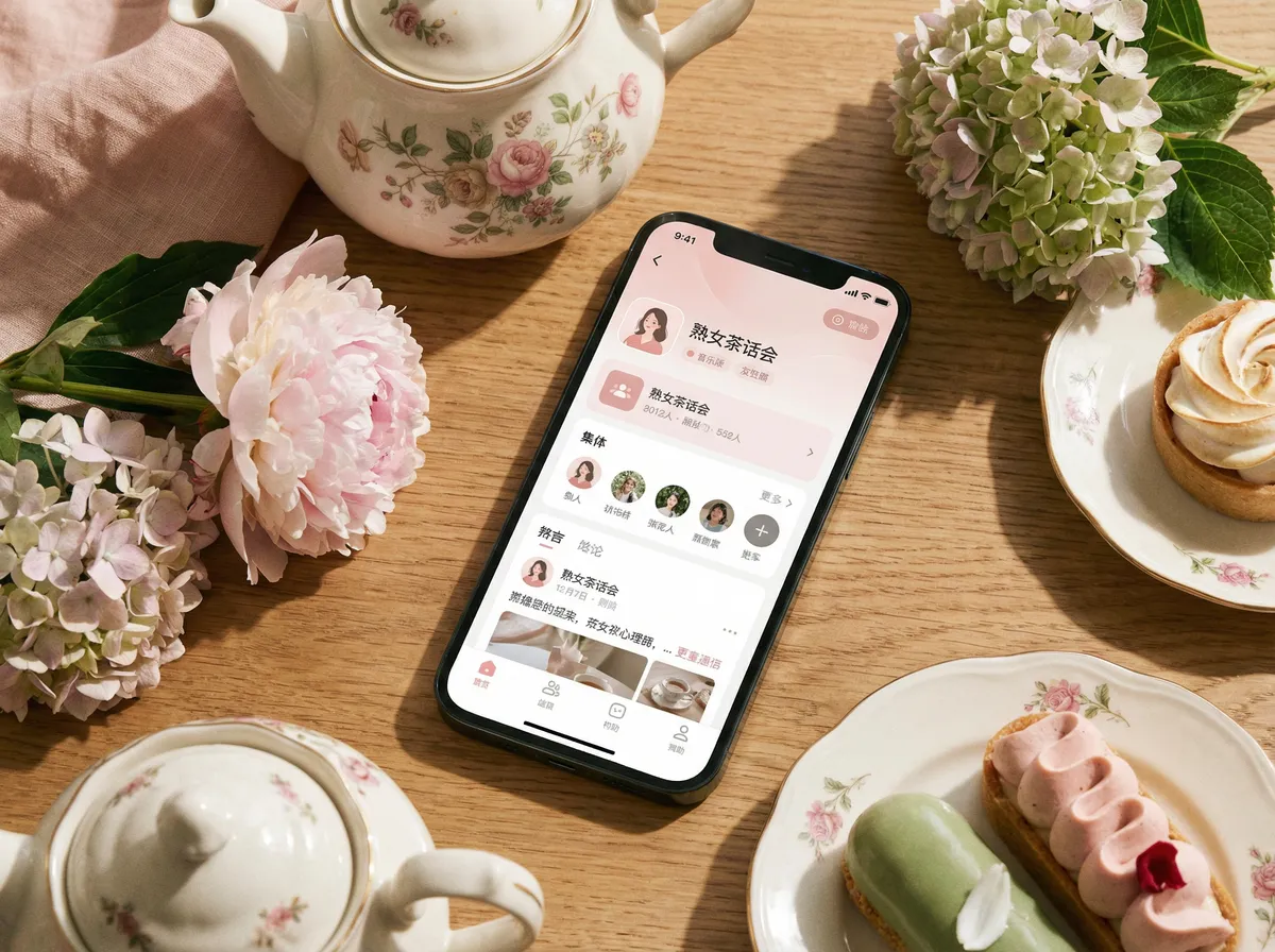 李采谭 手机应用界面展示